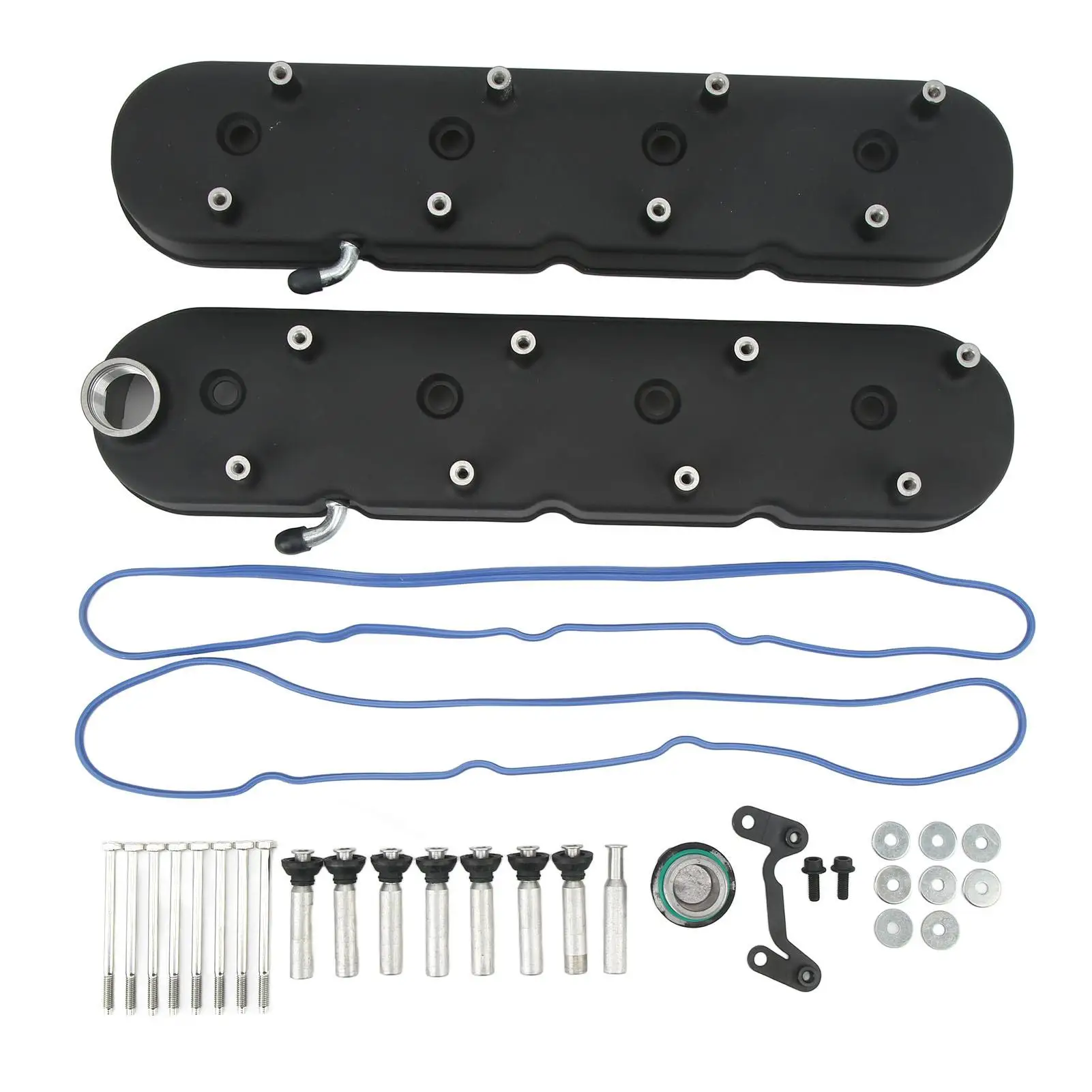 

Engine Valve Cover Black Stable Performance Cast Aluminum Valve Cover with Coil Mount for LS1 LS2 LS3 5.3 6.0 6.2