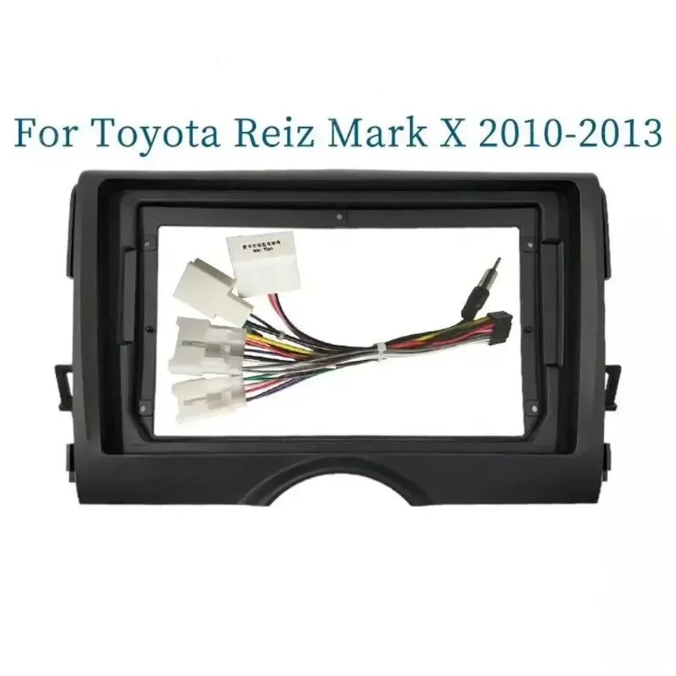 

Для Toyota Reiz Mark X 2010-2013 9-дюймовая Автомобильная рамка, адаптер, Canbus Box декодер, Android радио приборная, комплект панелей