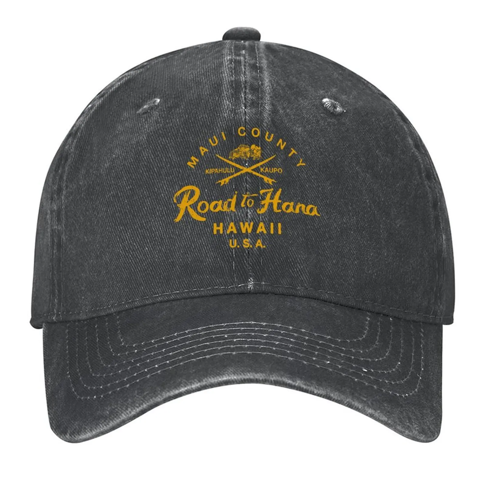 

The Road to Hana Maui Hawaii Vintage Hawaiian Baseball Cap Custom Cap sun hat Hat Baseball Cap Fashion Beach Women Caps Men's