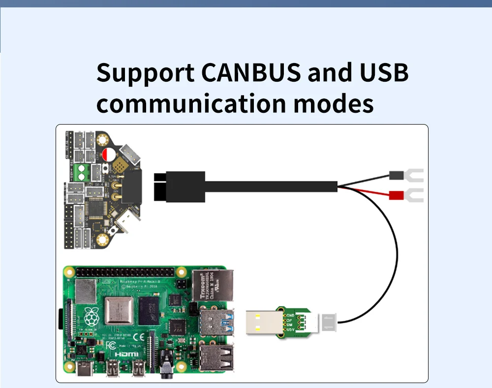 Für FYSETC H36 v1.3 Combo Hitzebeständiges Klipper Canbus Tool Board Kompatibel mit NEMA14/36mm Motor Onboard TMC2209 für 3D-Drucker – Detail 4