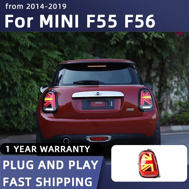 Car Styling Taillights for BMW mini F55 F56 F57 cooper LED Tail Light 2014-2020 Tail Lamp DRL Rear Turn Signal Automotive Acces