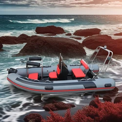 14ft RIB-430B Sport Yacht Inflatable 430 Rib Boat For Entertainment And Drifting For Ocean Adventures