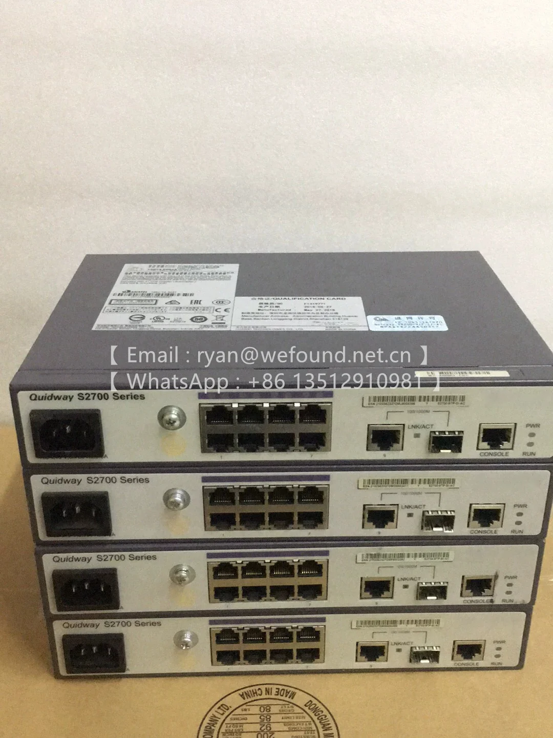 

S2700-9TP-SI-AC 02352337 S2700 Series Campus Switch