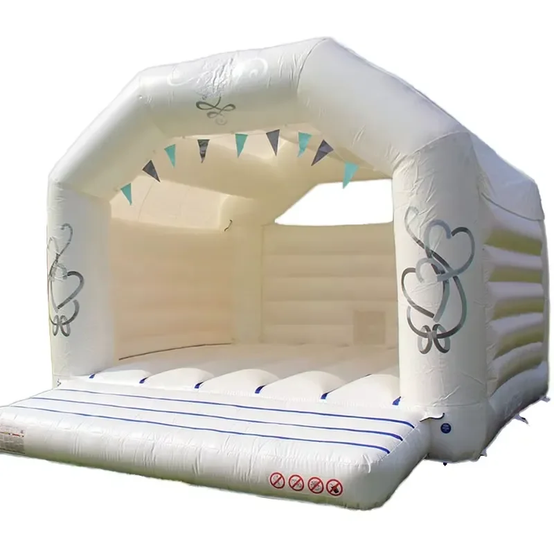 Mini Inflatable Bouncer Castle Jumphouses White Toddler Inflatable Bounce House With Ball Pit Pool Jumping Castles for Kid