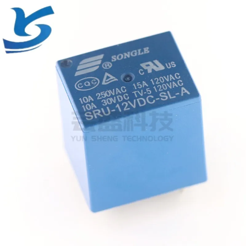 Sru-12vdc-sl-a реле 5 В, 12 В, 24 В, оригинальный новый источник питания переменного/постоянного тока DIP, 4-контактный, 5-контактный