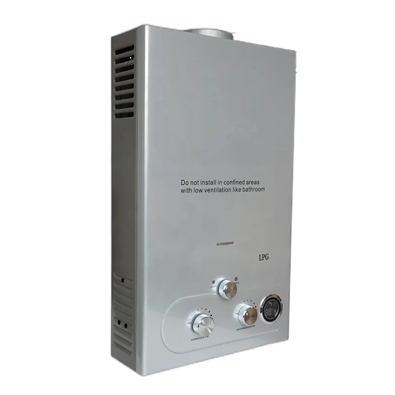 중국 도매 국가 현대 소설 디자인 굴뚝 없는 가스 온수기 10L-18L