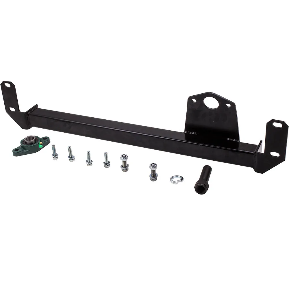 Black Steering Gear Box Stabilizer Bar For Dodge Ram 1500 2500 3500 4X4 4WD 2003-2008
