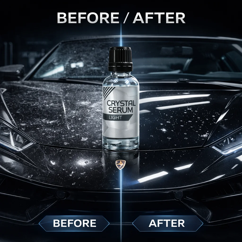 Crystal Serum Light Ceramic Coating for Car Protect Car Paintwork High Shine Easy To Apply 30ml  5 Years Durability