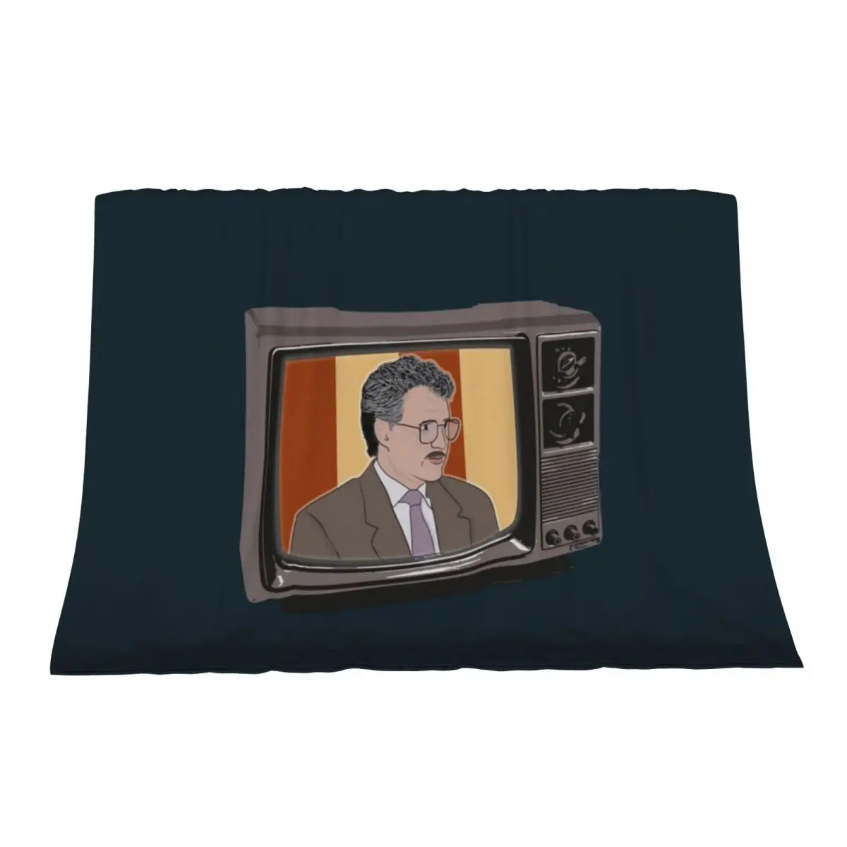 

Heroes of Quiz Shows Vintage Alex Trebek 80s Jeopardy Throw Blanket Travel Winter beds Decorative Throw Blankets