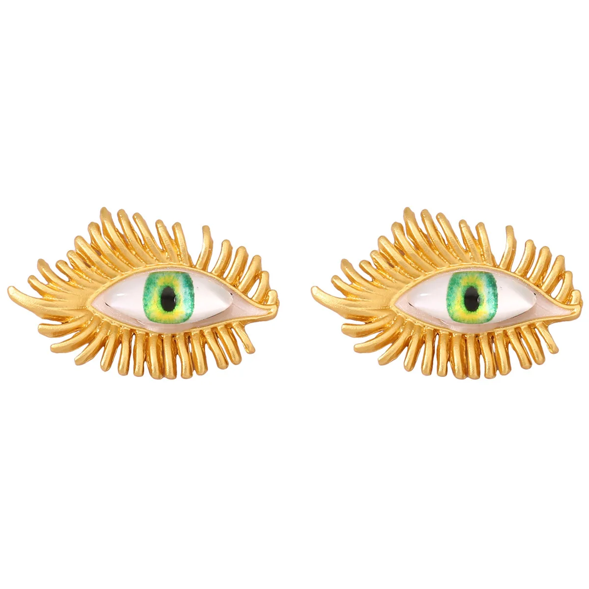 Womens Western Jewelry Eye Shape Light Luxury Earrings | Temperament All Design Sense Earrings | Yiwu Women's Neon Star Earrings