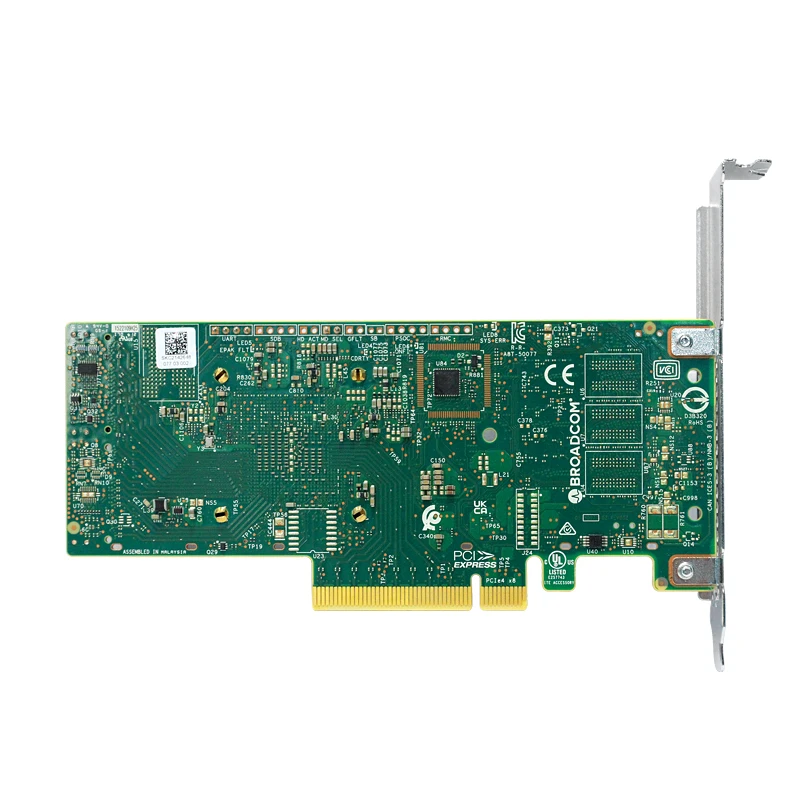 Broadcom HBA 9500-8i 05-50077-03 LSI SAS3808 Tri-Mode SAS/SATA/NVMe Host Bus Adapter 12Gb/s PCIe 4.0 x8 1xSFF8654 Original Pack