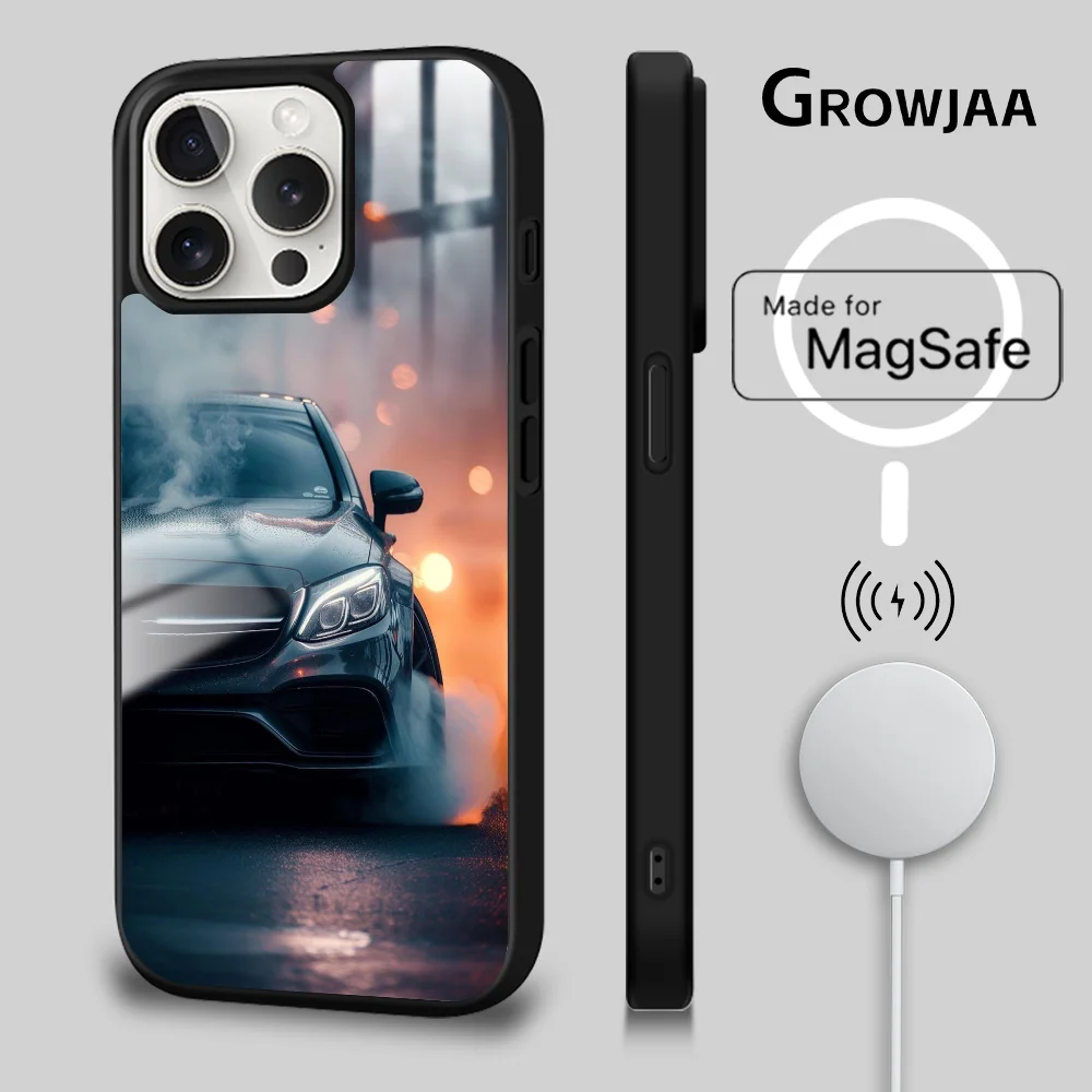 M-Mer-cedES-A-Amg Gt 63s B-BenzS Phone Case For IPhone 16 15 14 13 12 11 Pro Max Plus Mini Magsafe Mirror Wireless Magnetic Fund