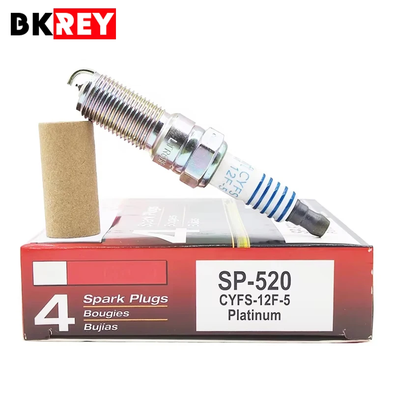 4/6PCS SP-520 CYFS12F5 Platinum Spark Plug For Ford Lincoln MKT Edge F-150 Transit SP520 CYFS-12F-5 SP 520 Car Accessories