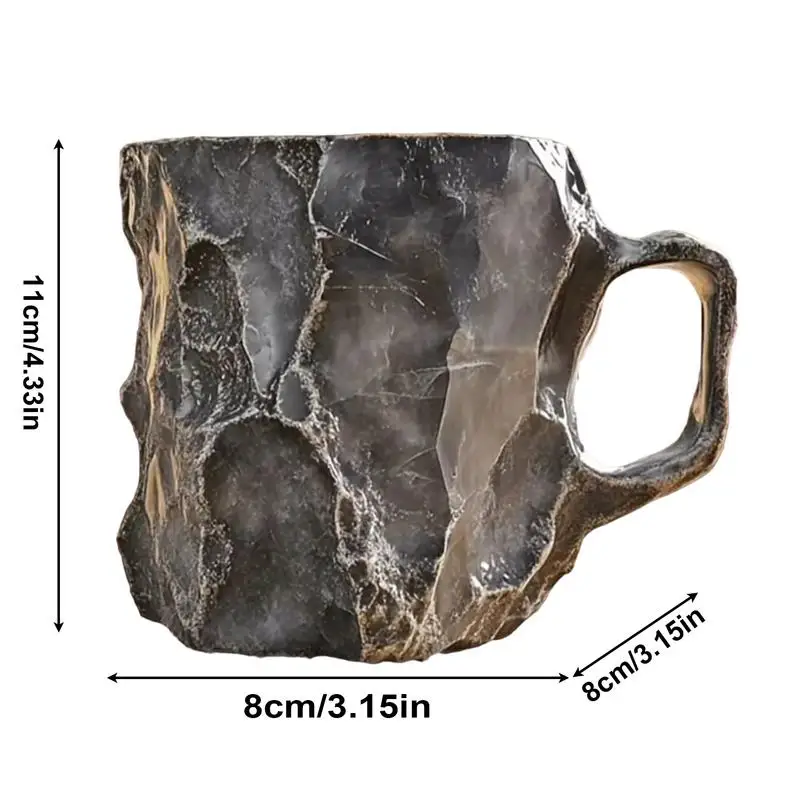 Mineral Crystal Mugs 11 Oz Portable Drinking Mug Coffee Cup Large Caliber Bar Club Mug Party Tea Cups Funny Coffee Cups For Room