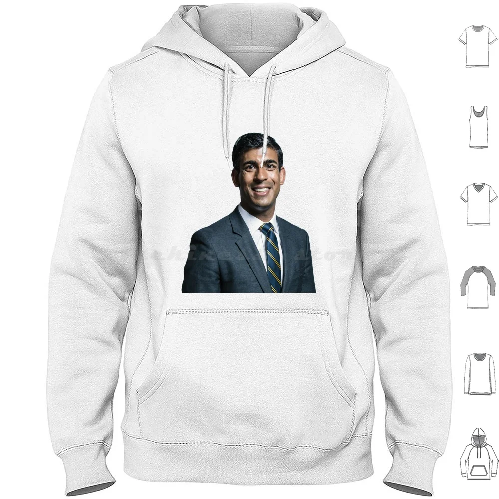 

Rishi Sunak Hoodie Cotton Long Sleeve Rishi Sunak Rishi Conservative Prime Minister Politics
