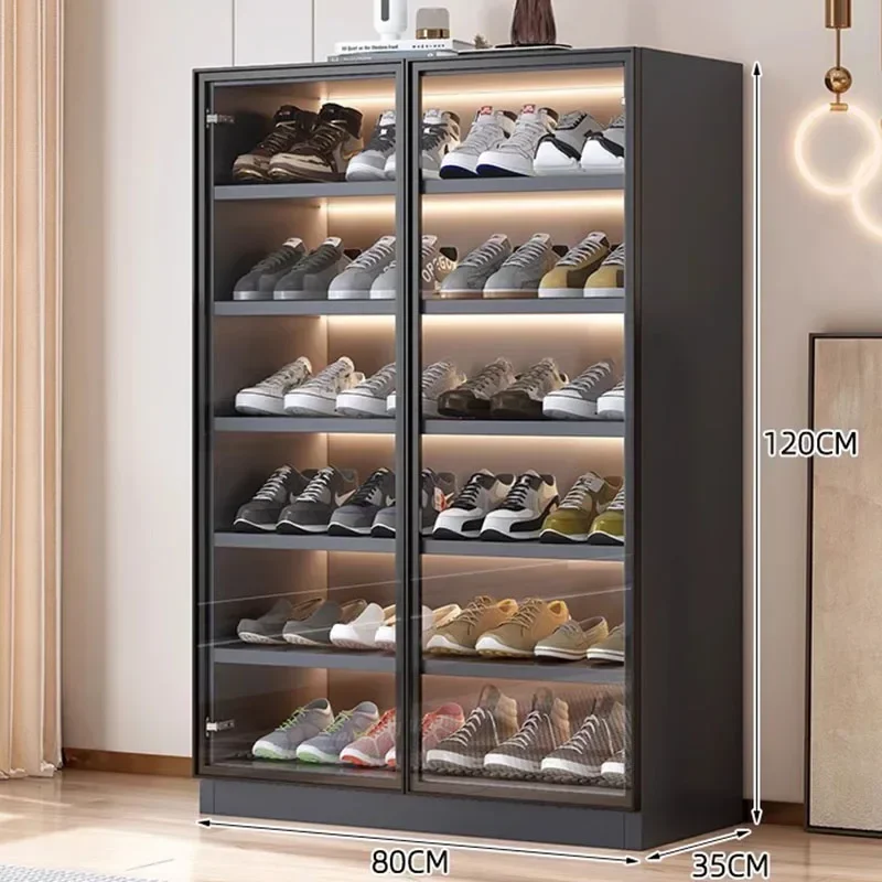 Display Organizer Shoe Cabinet Modern Standing Corner Space Saving Shoe Cabinet Balcony Meuble Chausssure Luxury Furniture