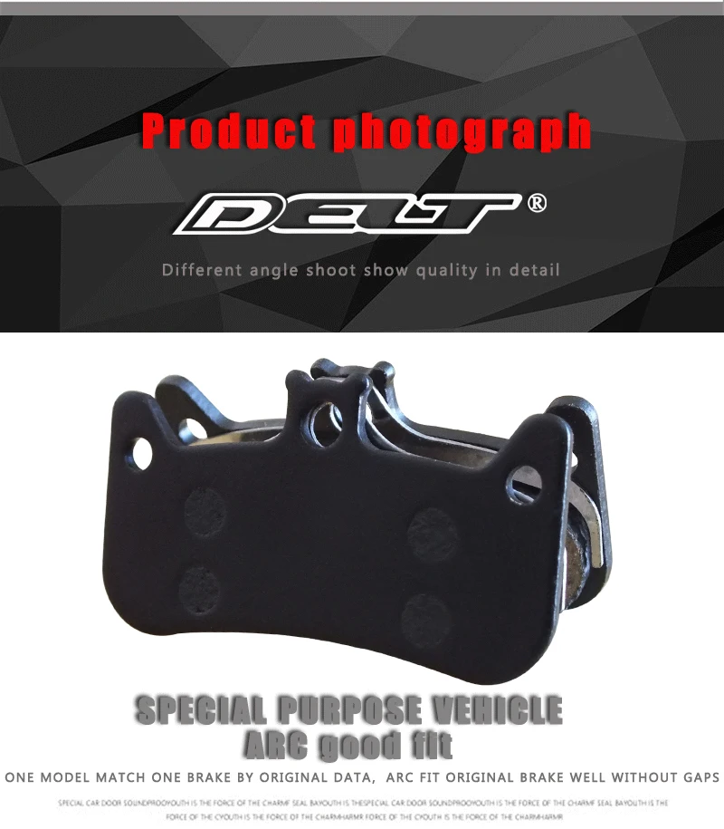Imagen 5: DELT 4 pares de pastillas de freno de disco de bicicleta para FORMULA Cura 4 pinza de bicicleta pieza semimetálica