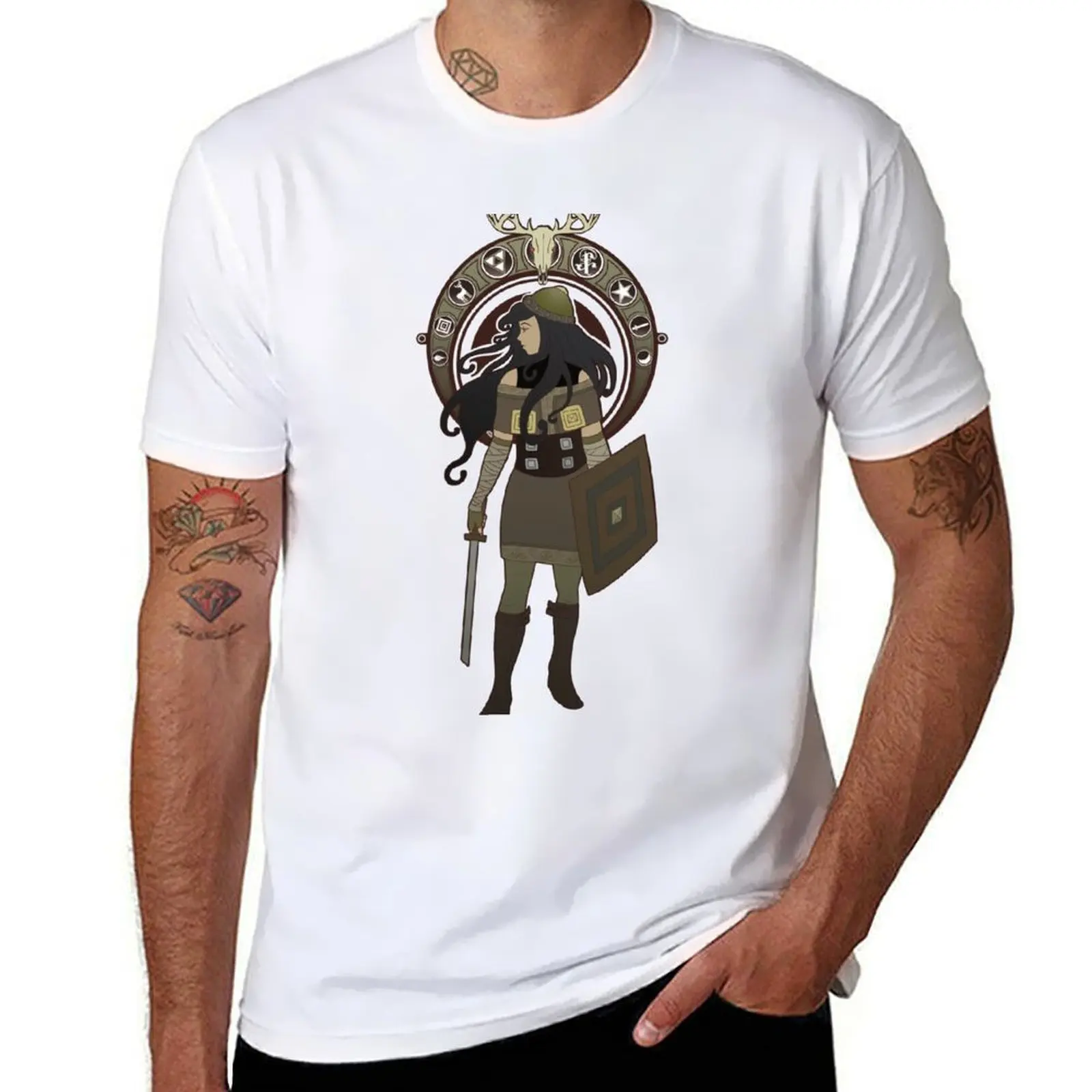 

Scythian Nouveau T-Shirt printed t shirts for man t shirt man casual T-Shirt