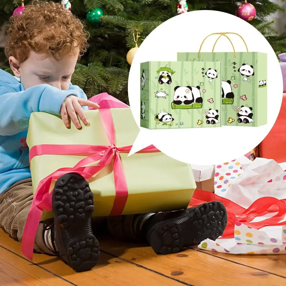 New Student Gift Panda Stationery Set Stickers Pencil Case Stationery Gift Pack Handbag Learning Supplies Ruler Set