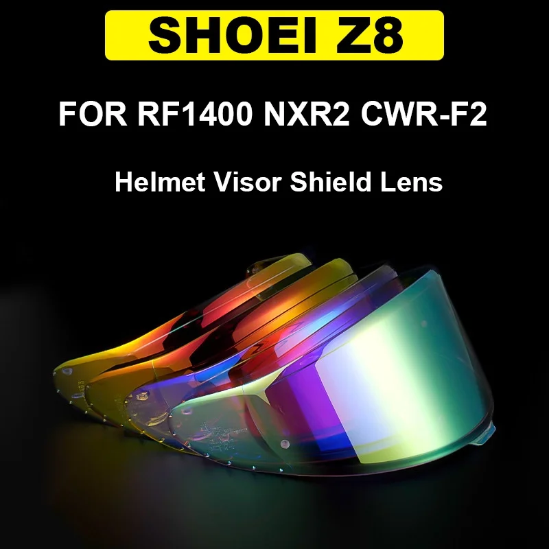ل SHOEI RF1400 NXR2 CWR-F2 CWR-F2R Z8 X15 X-Fifteen X-SPR برو خوذة قناع عدسة درع واقية من الشمس الزجاج الأمامي الأشعة فوق البنفسجية حماية