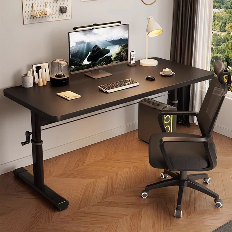 Customization Sedentary Computer Desk Standing Ergonomic Elevable Multifunctional Computer Desks Interior Corner Mesa Furniture