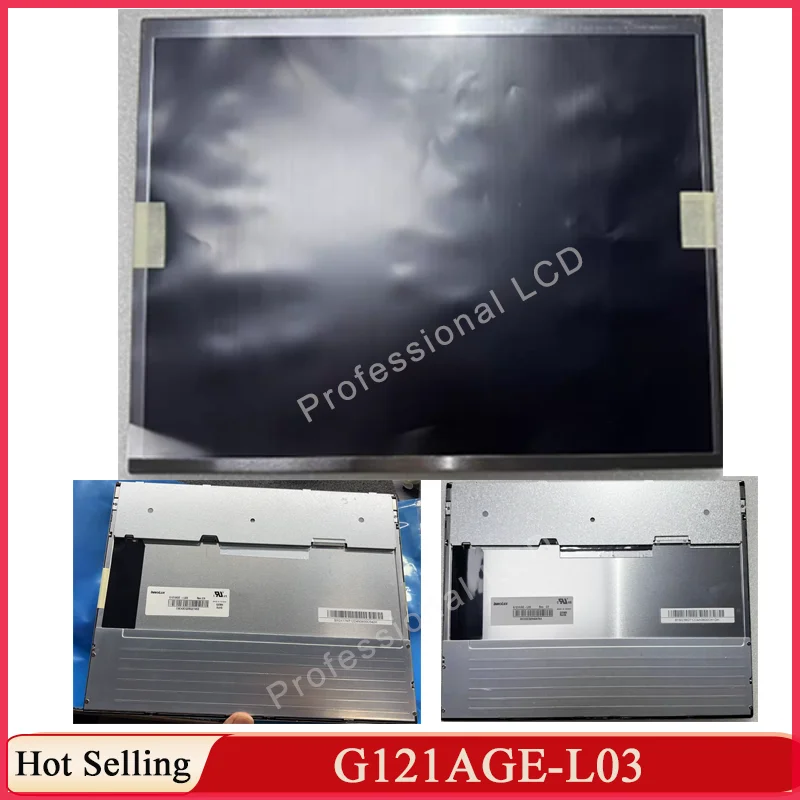 Original 12.1 Inch G121AGE-L03 Rev.C2 C1 C3 C4  Industrial LCD Display Screen Panel G121S1-L02 G121S1-L01 G121AGE-L03