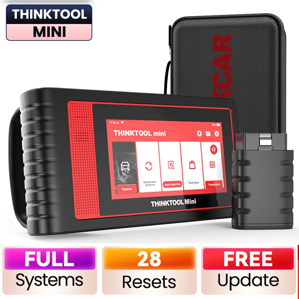 

Thinkcar Thinktool Мини-автомобильные диагностические инструменты Бесплатно пожизненный 28 сбросов Все системы VIN Wi-Fi Полный сканер OBD2 для авто DPF EPB IMMO