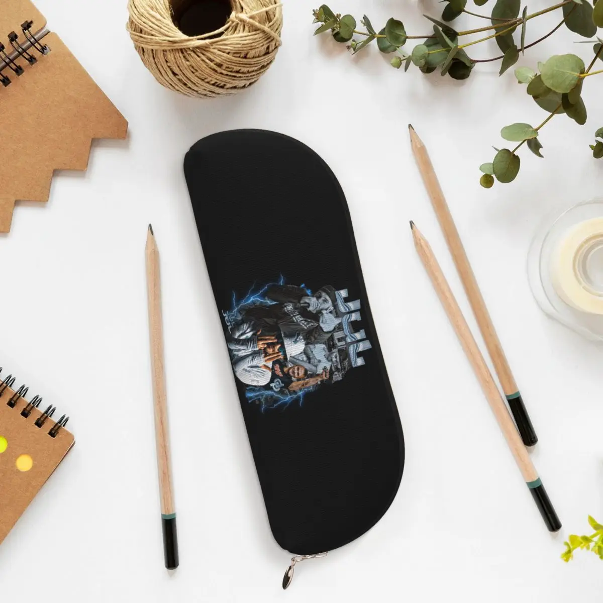 Jul Bootleg 연필 케이스 연필 주머니 보관 문구 용품 대형 보관 펜 상자 학생 선물용 연필 가방