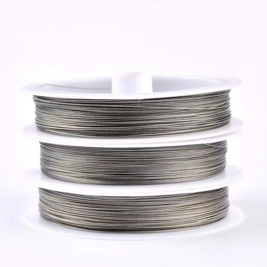 

Правая дорога, новые высококачественные 5 рулонов в упаковке, оптовая продажа ювелирных аксессуаров из бисера ручной работы с резиновым покрытием, мягкая стальная проволока