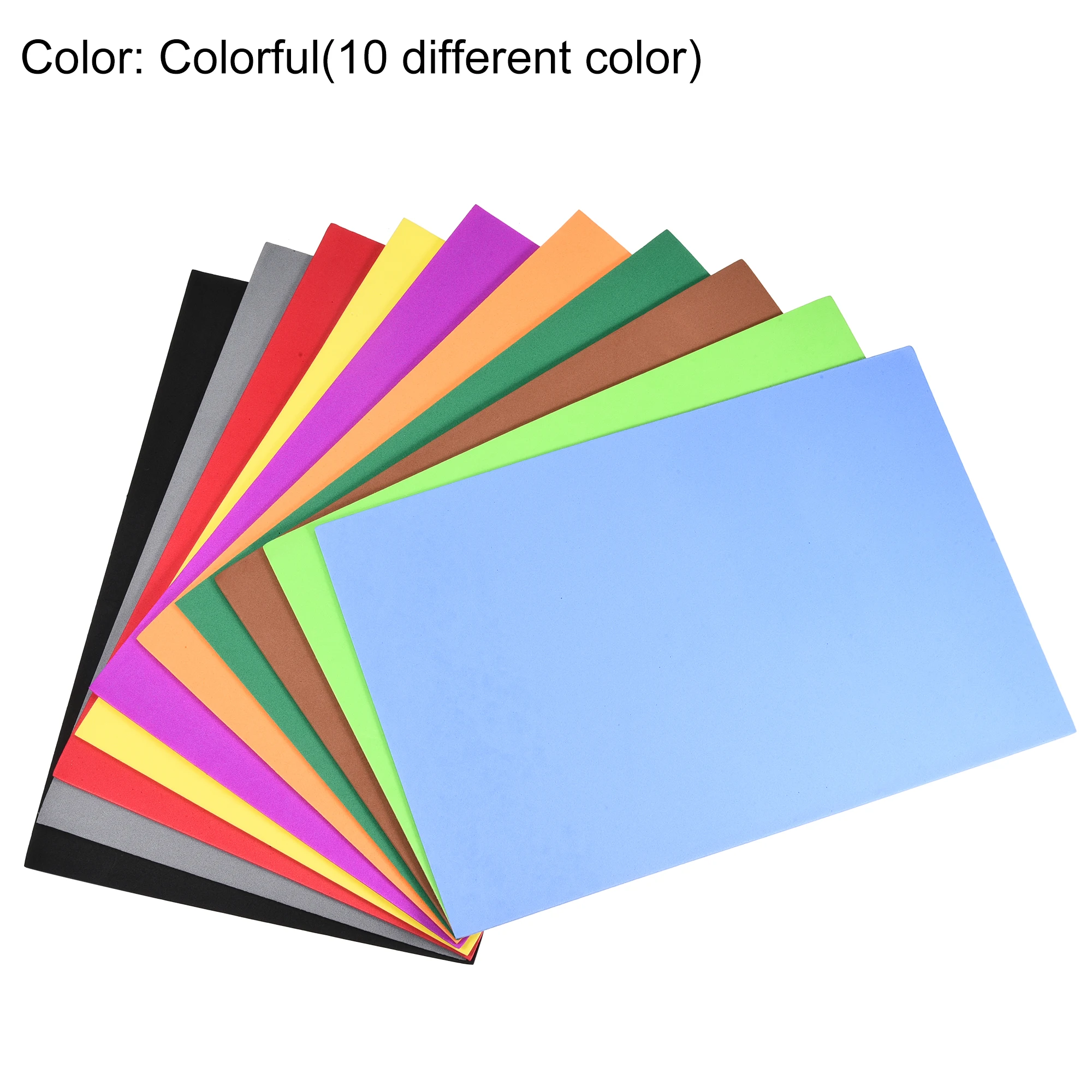Colorful EVA Foam Sheets 8 x 12 Inch 1.8mm Thickness for Crafts DIY Projects, 1/2 Set