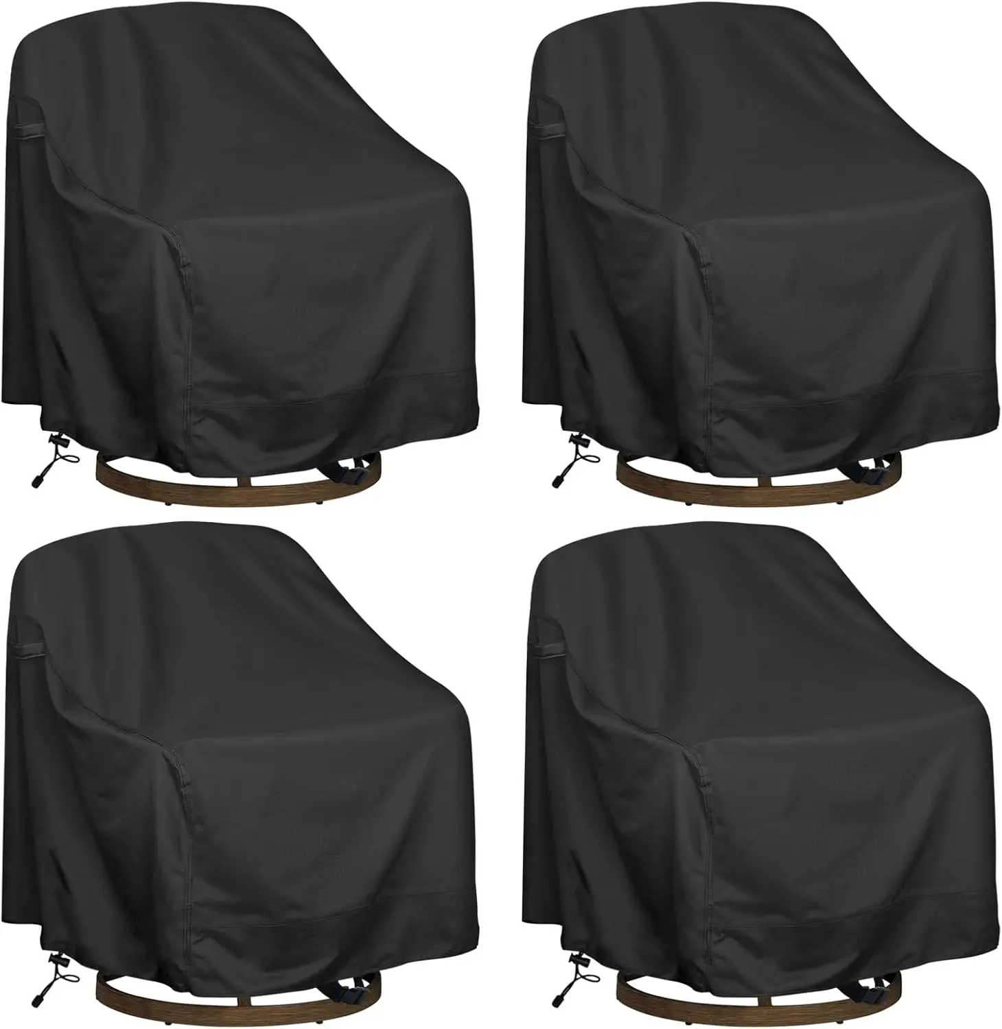 

Waterproof Outdoor Swivel Lounge Chair Covers 4 Pack, Heavy Duty Patio Furniture Cover 33x35x38.5 Inch