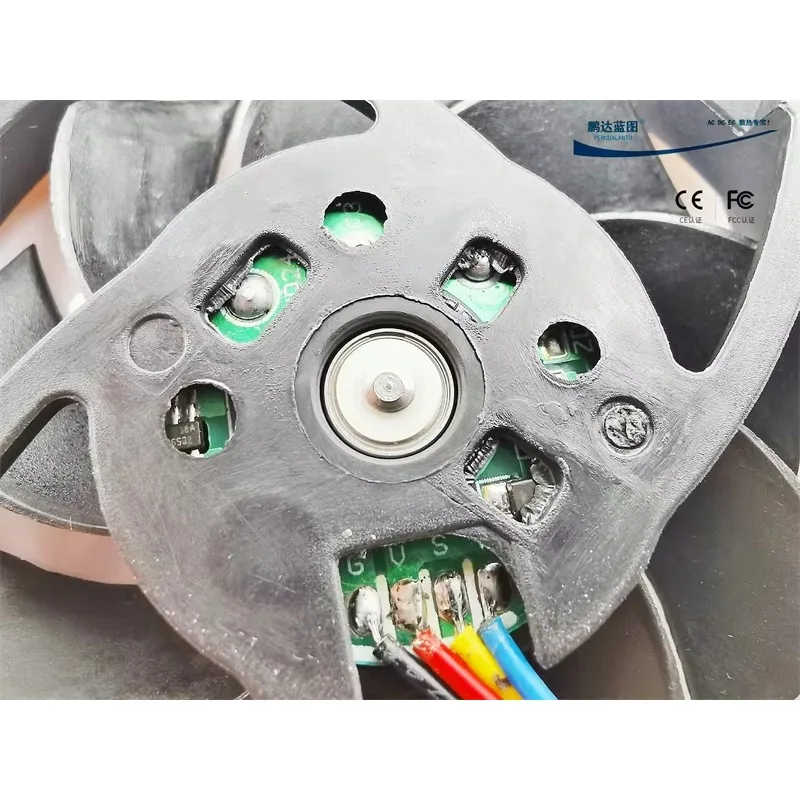 pa  Blueprint 7015 Dual Ball Bearings 12V 5V PWM Temperature Control Four-wire Computer Chassis CPU Cooling Fan70*70*15MM