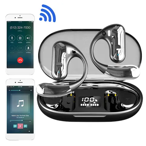 144 lingue Auricolari traduttore AI Compatibile con Bluetooth 5.3 Auricolari per traduzione in tempo reale Auricolare wireless con cancellazione del rumore