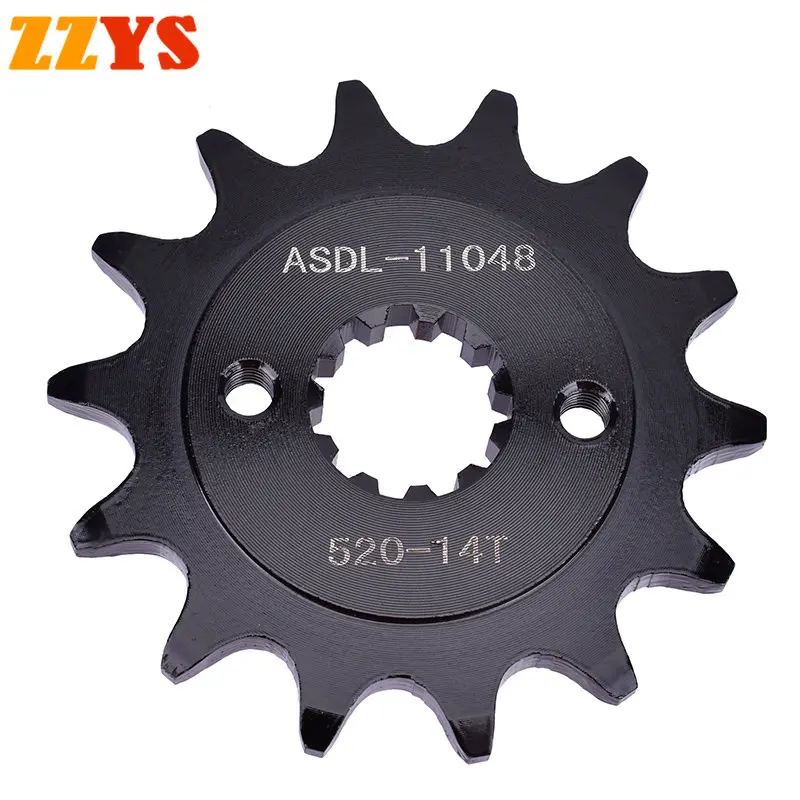 

520 14T Front Sprocket Gear Staring Wheels For Honda CB300 CB300F CB300R CBF300 CBR300 CBR300R CMX300 A Rebel CB CBF CBR 300 250