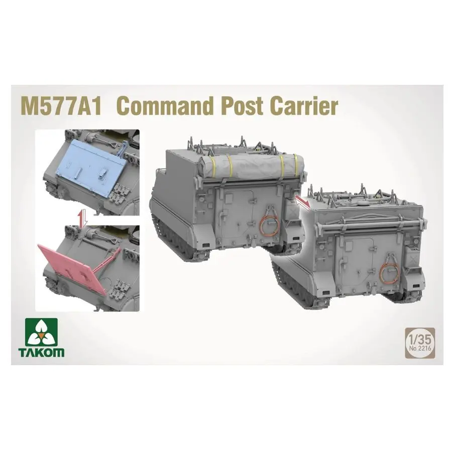 M577A1 Command Post Carrier TAKOM 2216 1/35 Plastic Assembly Model kit