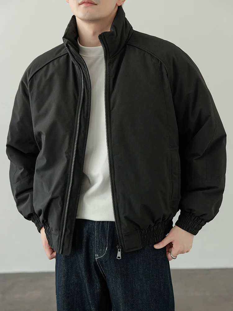 

Мужская куртка-бомбер, зимняя толстая хлопковая ветровка с подкладкой, водонепроницаемая мужская летная куртка, утолщенная теплая бейсбольная куртка-пилот