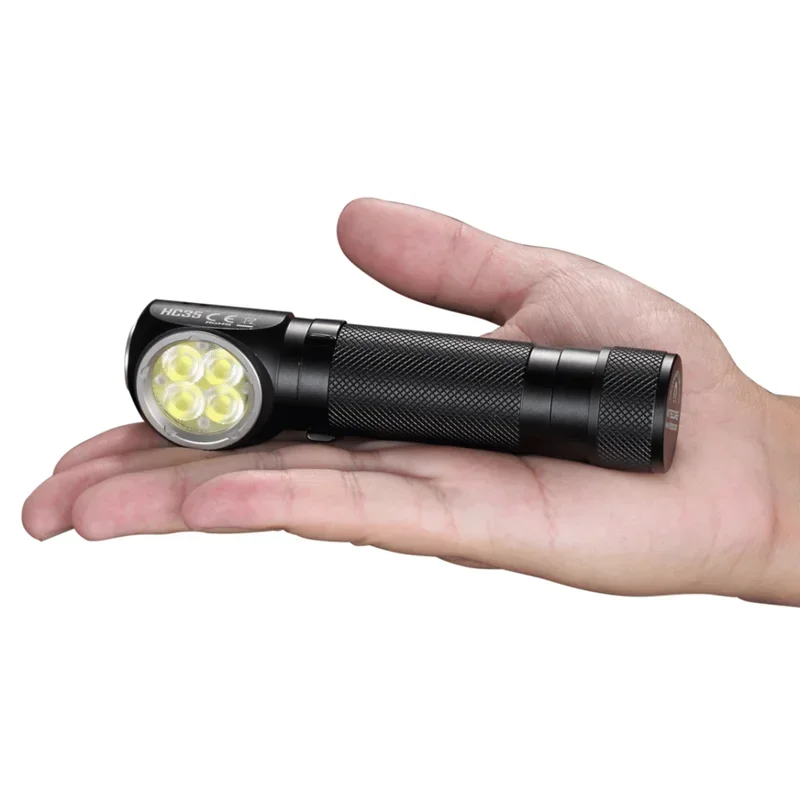 Imagem -04 - Lanterna Recarregável Usb Farol em Forma de l 2700 Lumens Farol Magnético de Metal Holofote Bateria 4000mah 21700 Nitecore-hc35