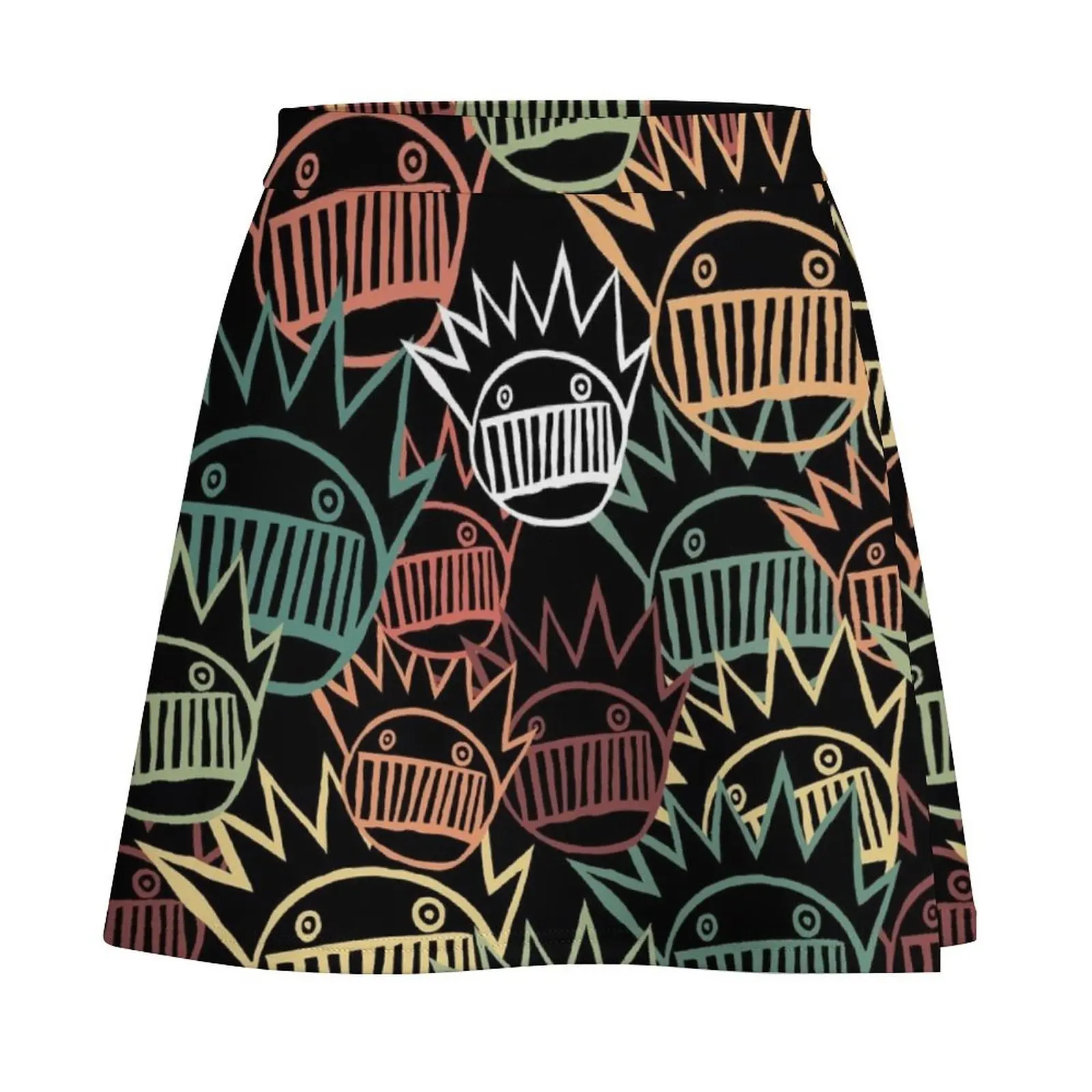 Boognish pattern Mini Skirt short skirts for women skorts for women Mini Skirt