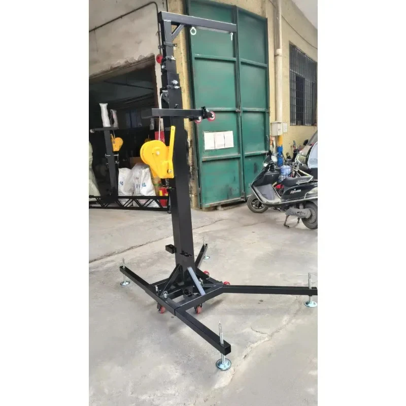 Heavy duty crank tower, 300 kg, adjustable height, line array lift