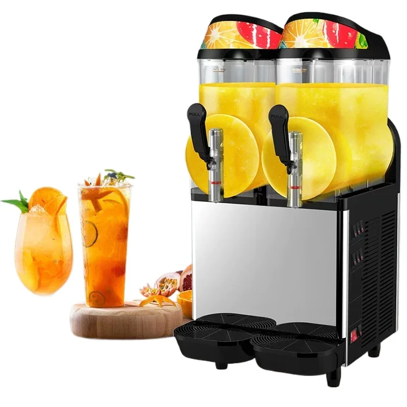 

Snow melting machine Commercial automatic double-cylinder snow three-cylinder mud cold drink Snow granulator Smoothie machine