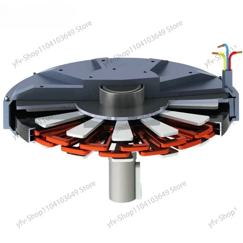 3KW Axial flux permanent magnet generator low rpm for Vertical axis wind turbine