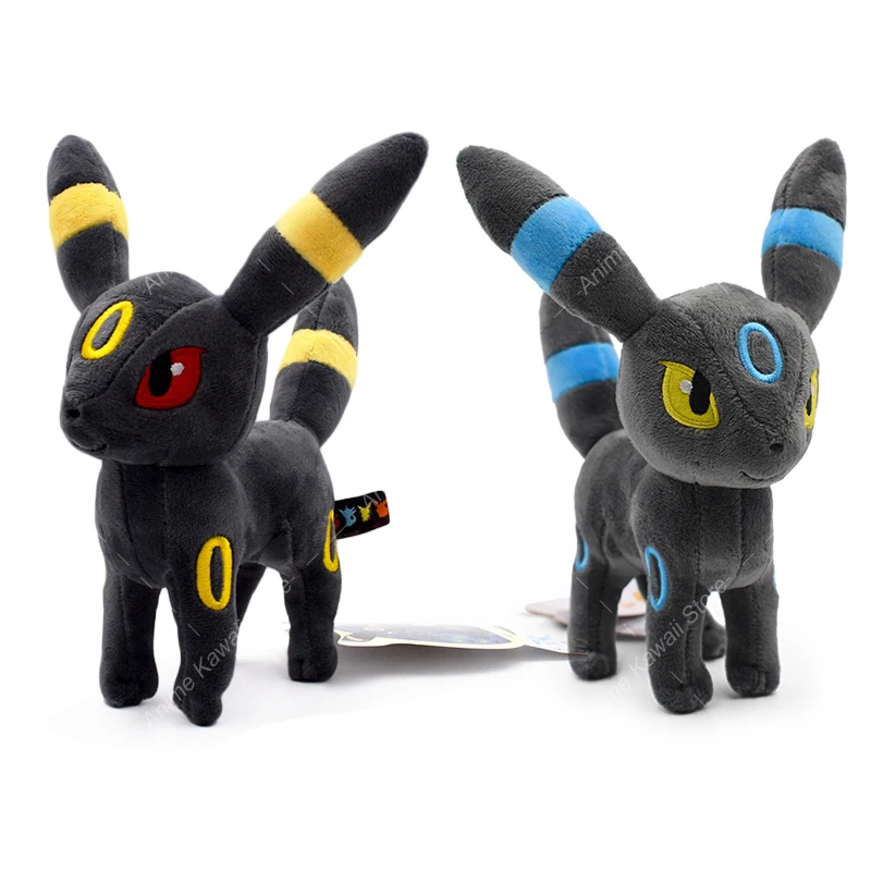 Pokemon Standing Shiny Umbreon Vaporeon Espeon Sylveon Animal Stuffed Plush Quality Cartoon Toy Kids Birthday Gifts