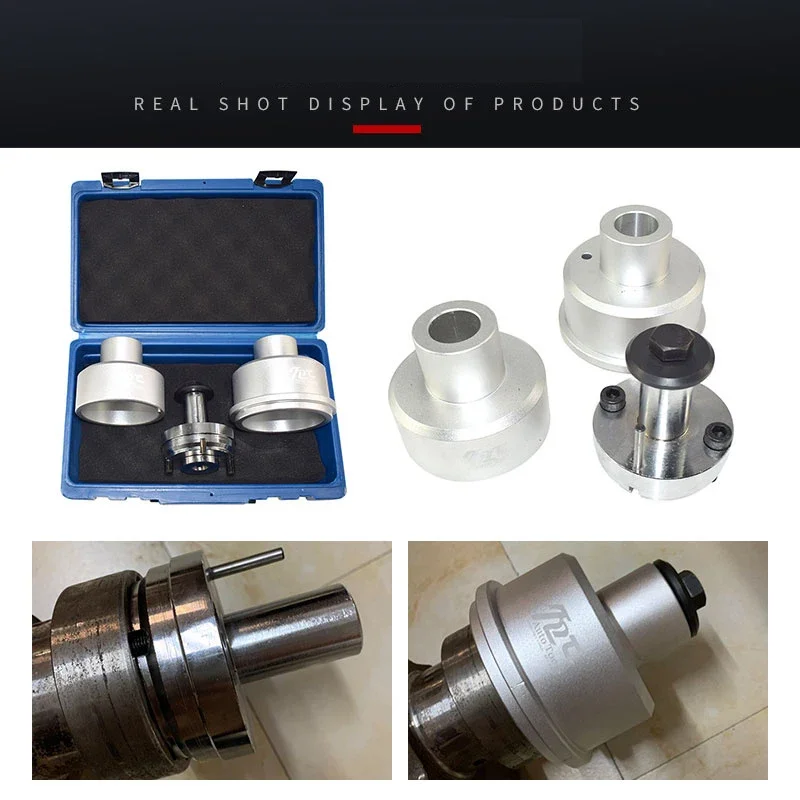 Strumento per anello ingranaggi segnale manovella per rimozione guarnizione olio albero motore per Porsche Macan Panamera 3.0T