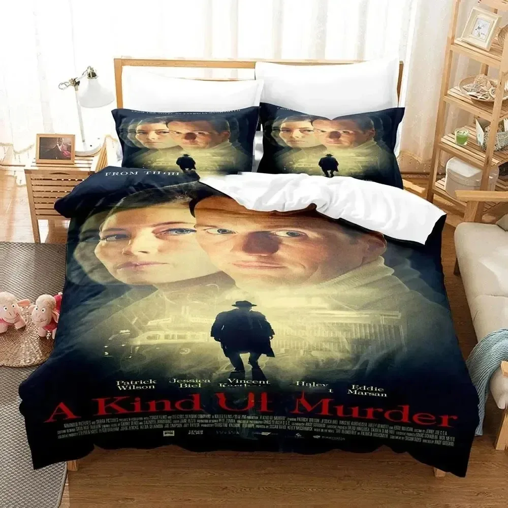 3D Print TV A Kind of Murder Bedding Set Duvet Cover Bed Set Quilt Cover Pillowcase Comforter king Queen Size Boys Adult