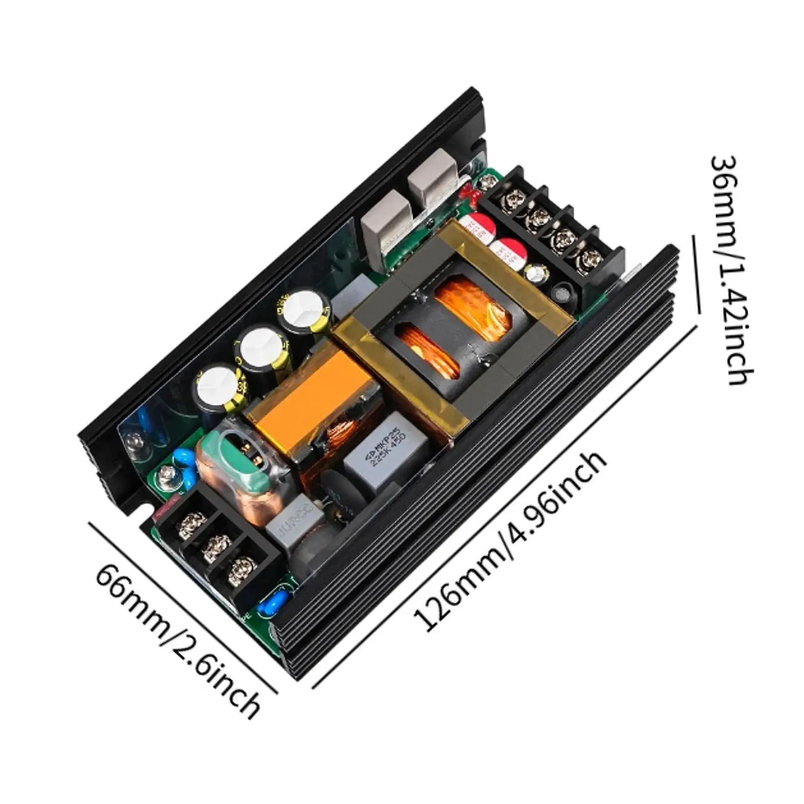 وحدة الطاقة 12V20A250W Pfc تحويل التيار الكهربائي فولت الناتج استقرار
