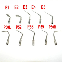 5Pcs Dental Endodontics Ultrasonic Scaler Tips E1 E2 E3 E4 E5 Fit EMS Periodontal Tips P50L P50R P52 P56 P59