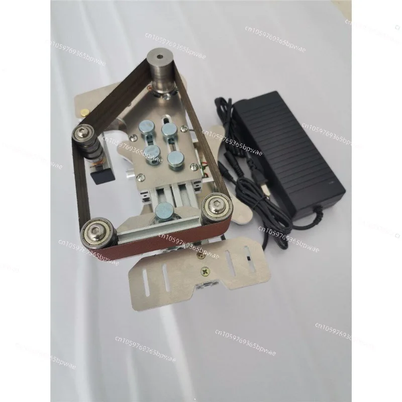

Household Desktop Mini Belt Grinder Multifunctional Electric Abrasive Cloth Machine DIY Polishing Sanding Tool