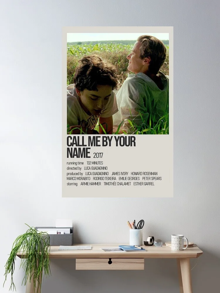 

10Style Choose Call Me By Your Name Movie Canvas POSTER ,Home Decor Wall art painting