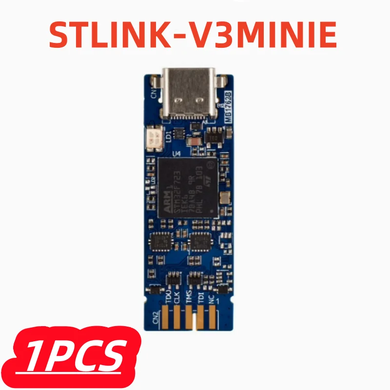 

1pcs/lot Stlink-v3minie Stlink-v3 Compact Stand-alone In-circuit Debugger And Programmer For Stm32 Mini Probe Stlink V3mini