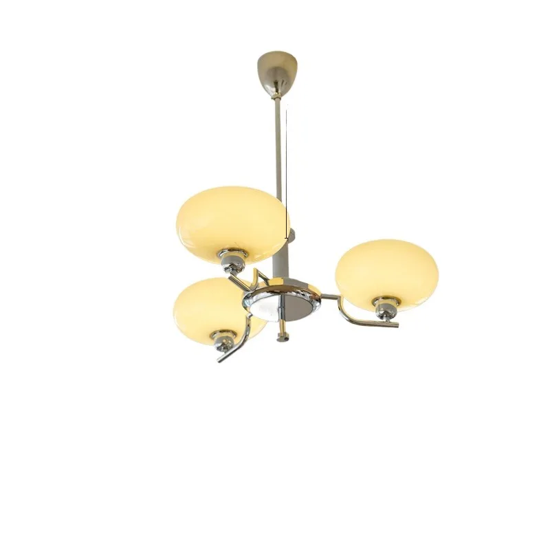 غرفة نوم ثريا فرنسية، مصمم مصباح غرفة المعيشة للدراسة، طراز كريمي شمالي قديم، مصابيح غرفة الطعام